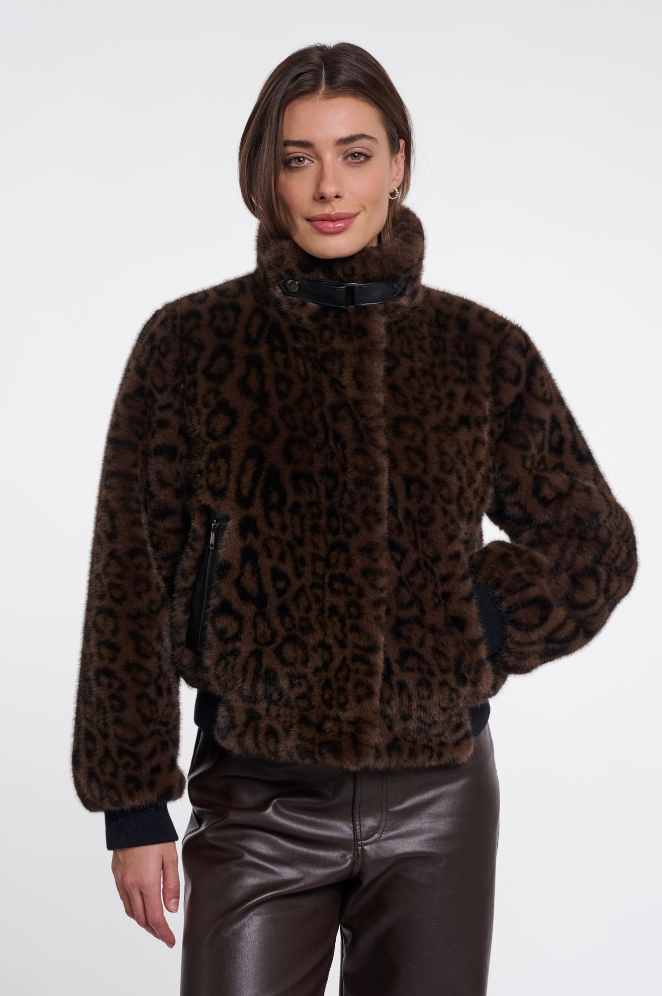 Brown leopard