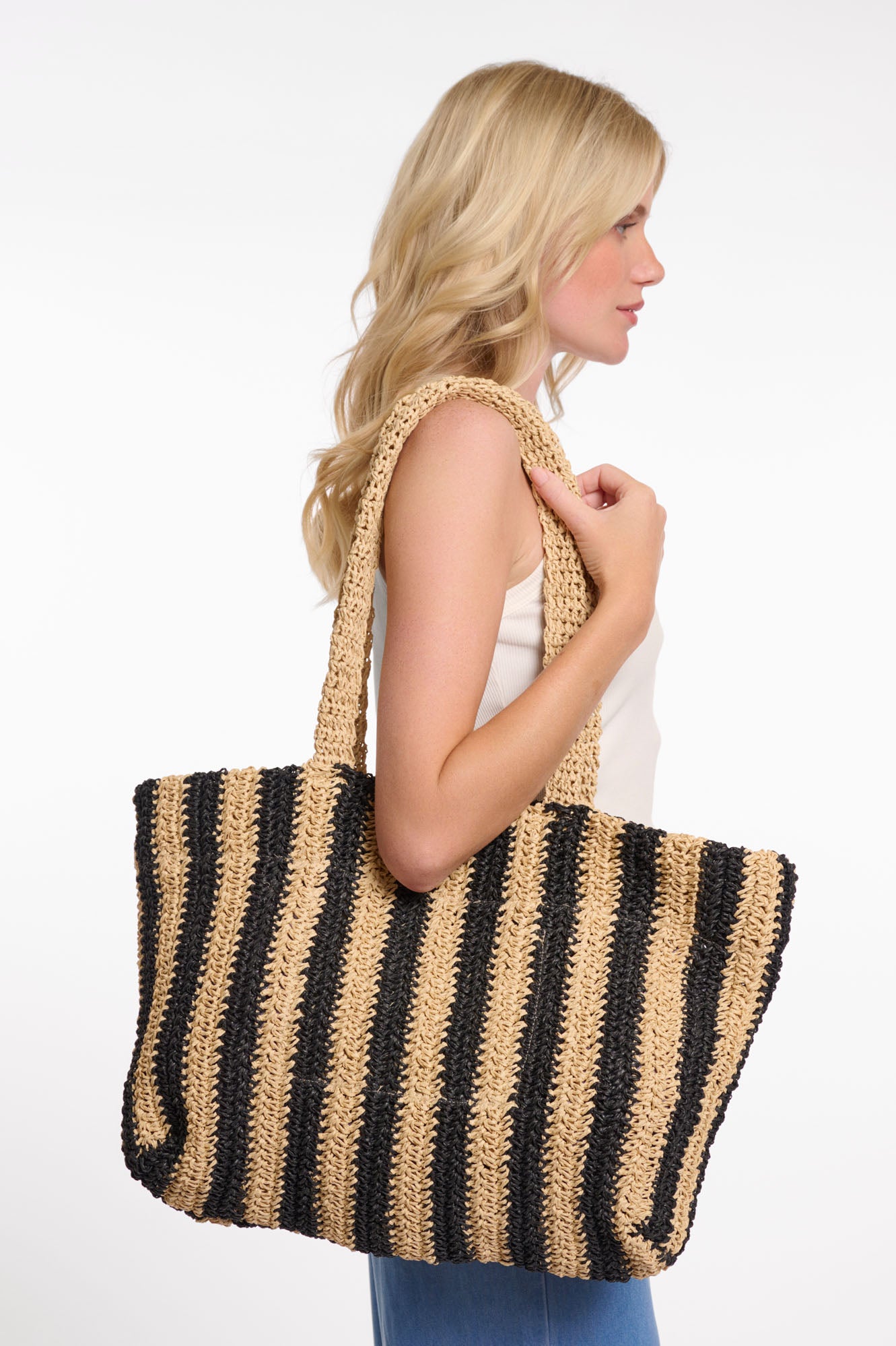 Beige black