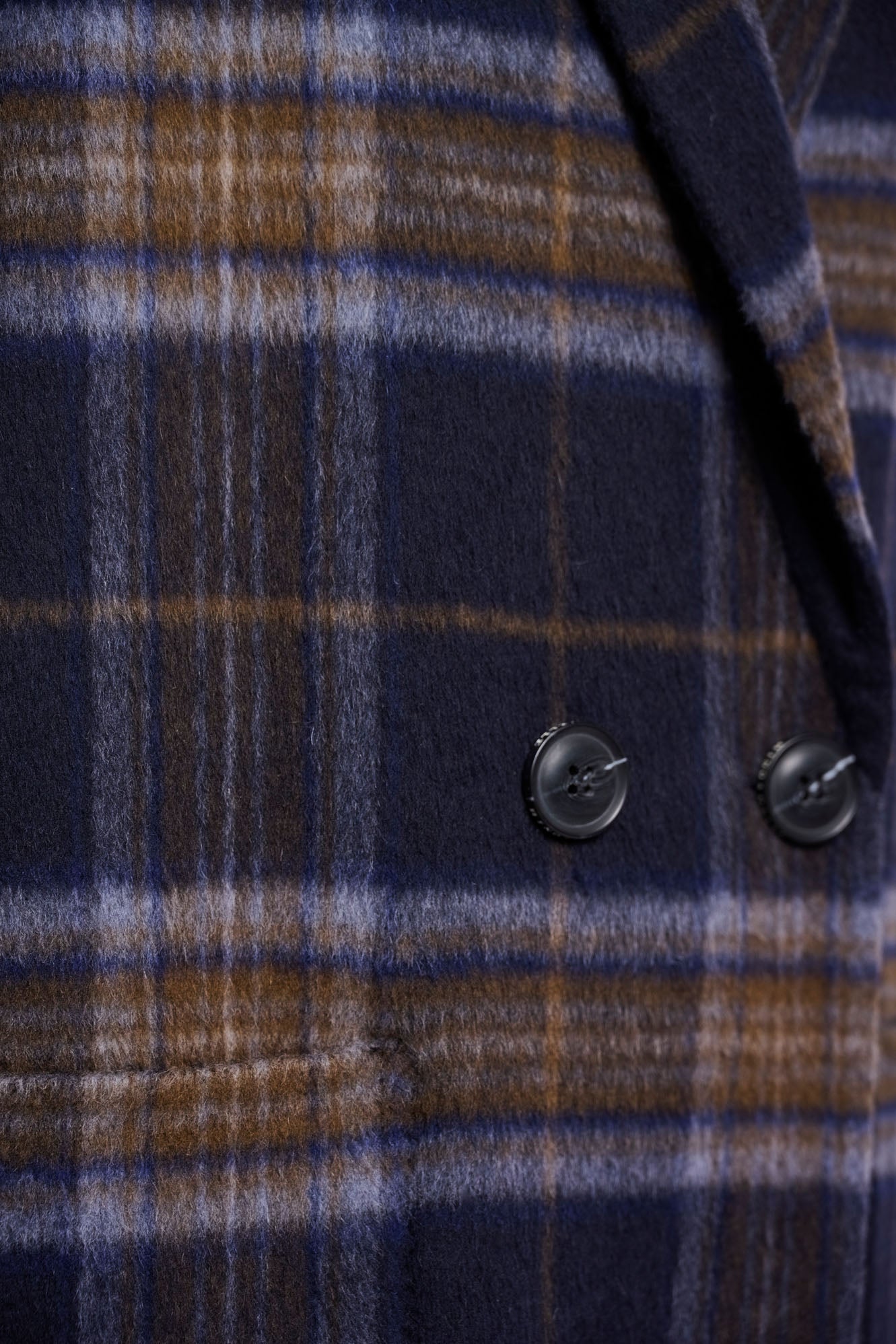 Dark navy check and dark navy
