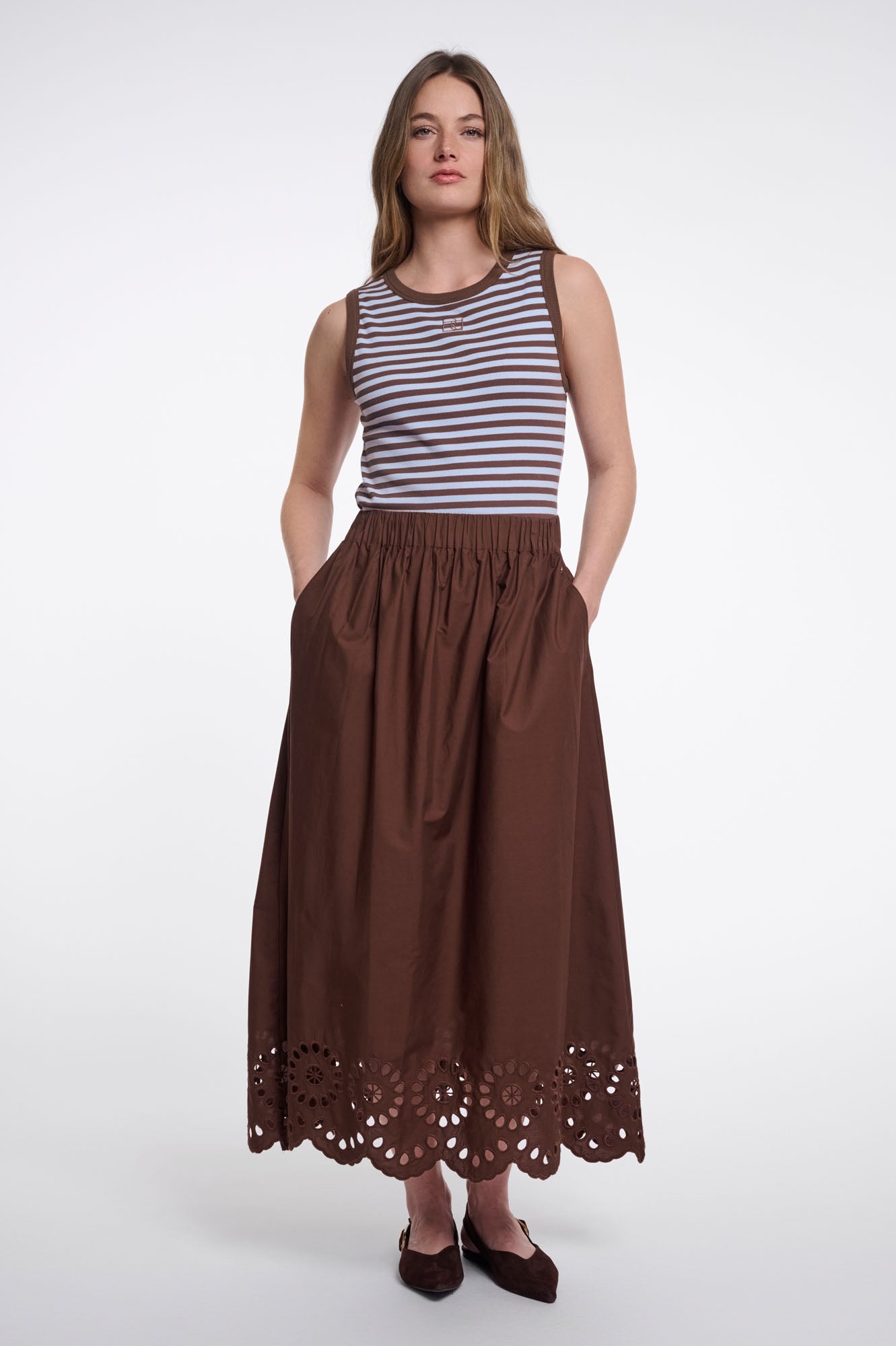 Asse midi skirt