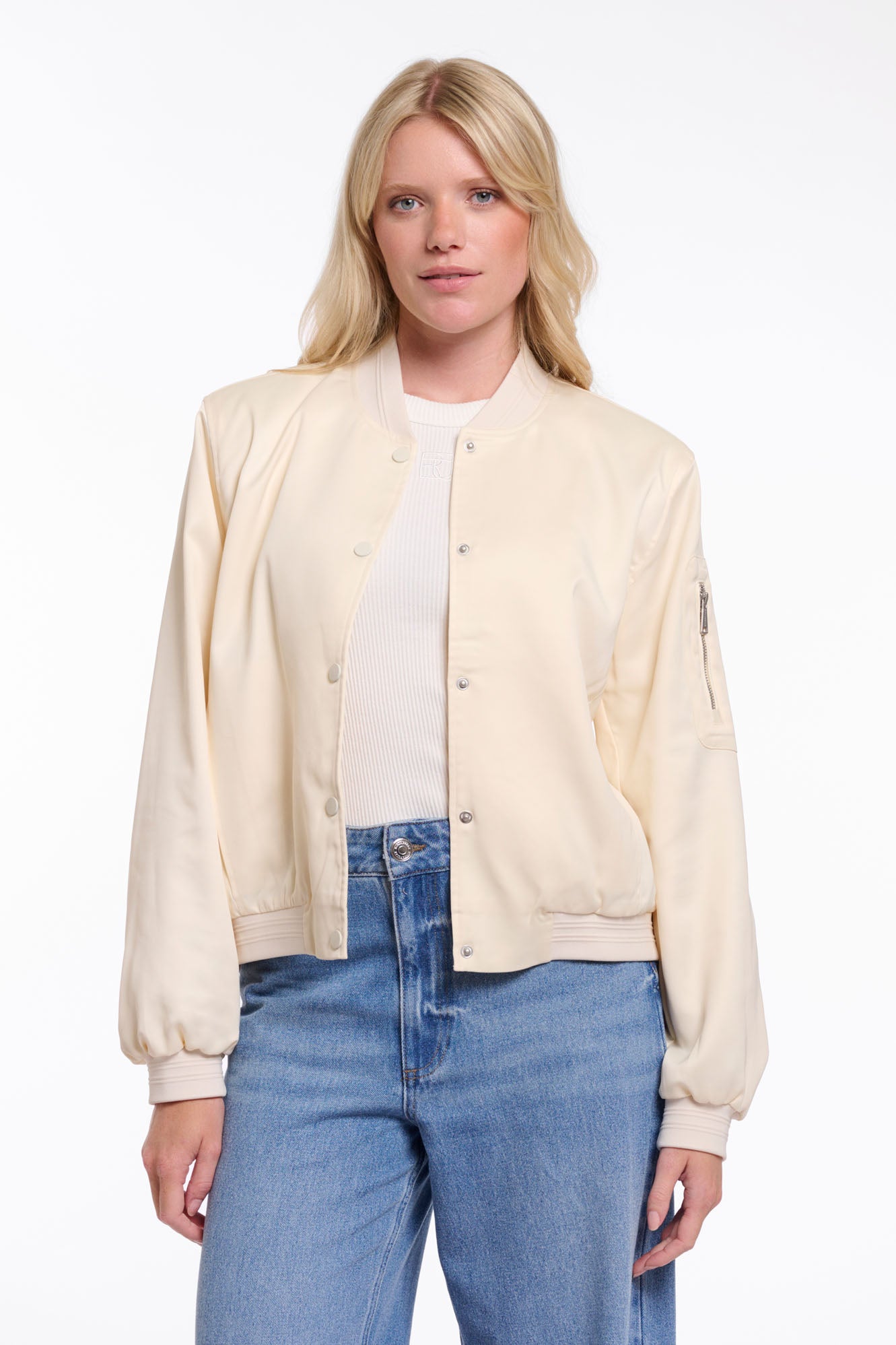 Banner bomber jacket