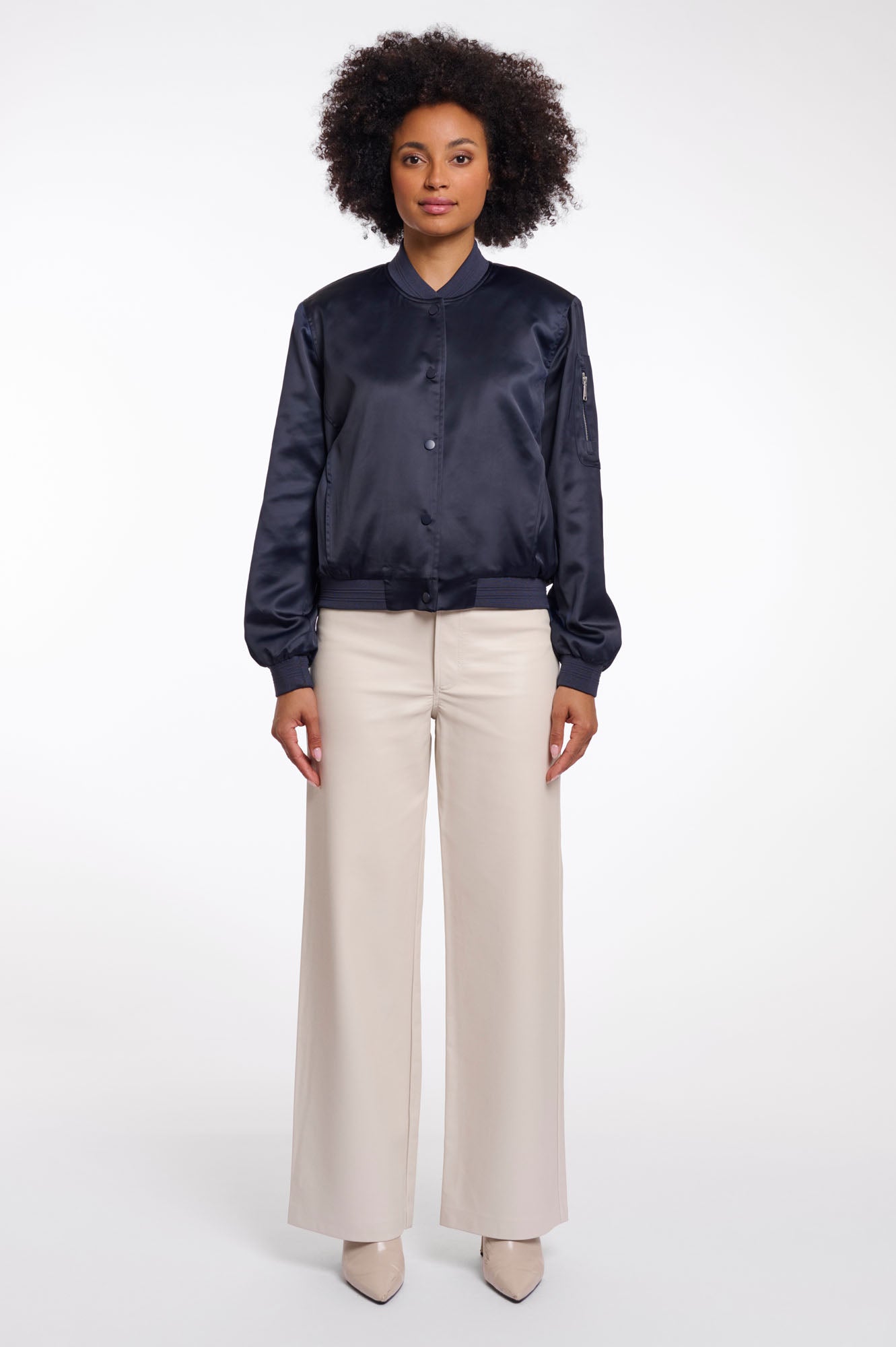 Banner bomber jacket