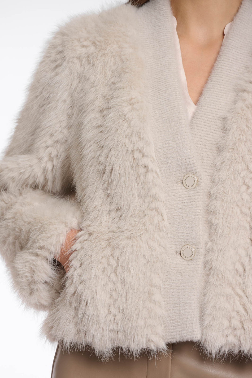 Reni Wool Coat with Removable Down Jacket by Rino & Pelle - Dark Artichoke
