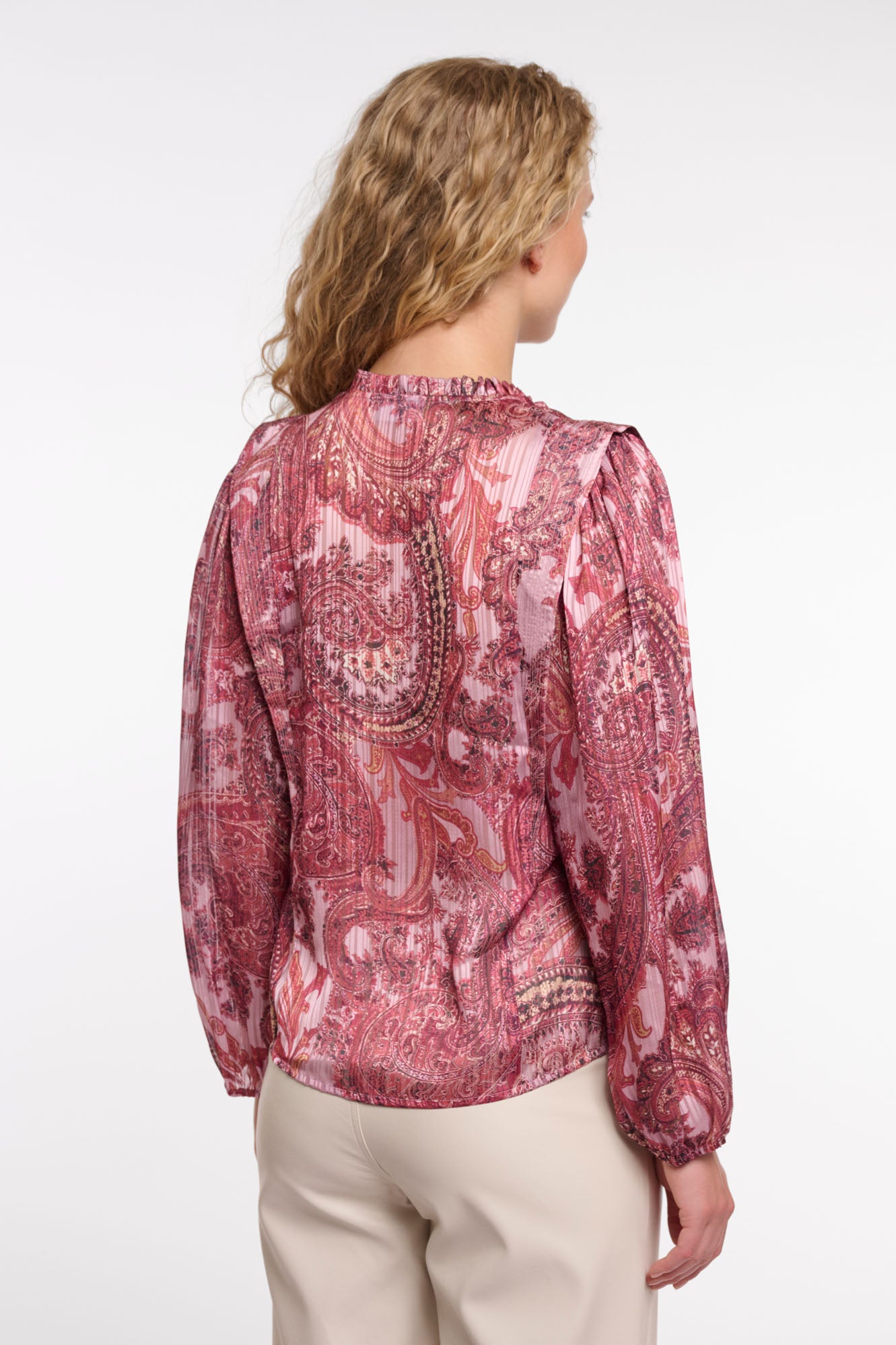 Pink paisley