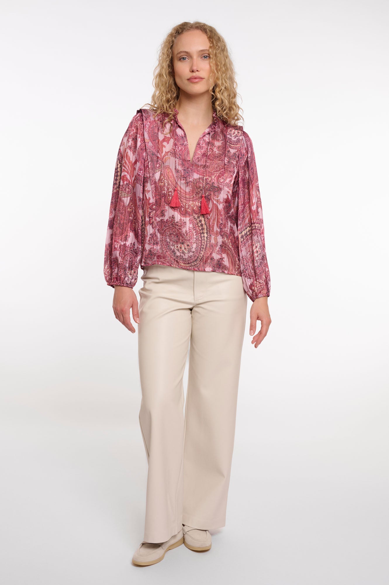 Pink paisley