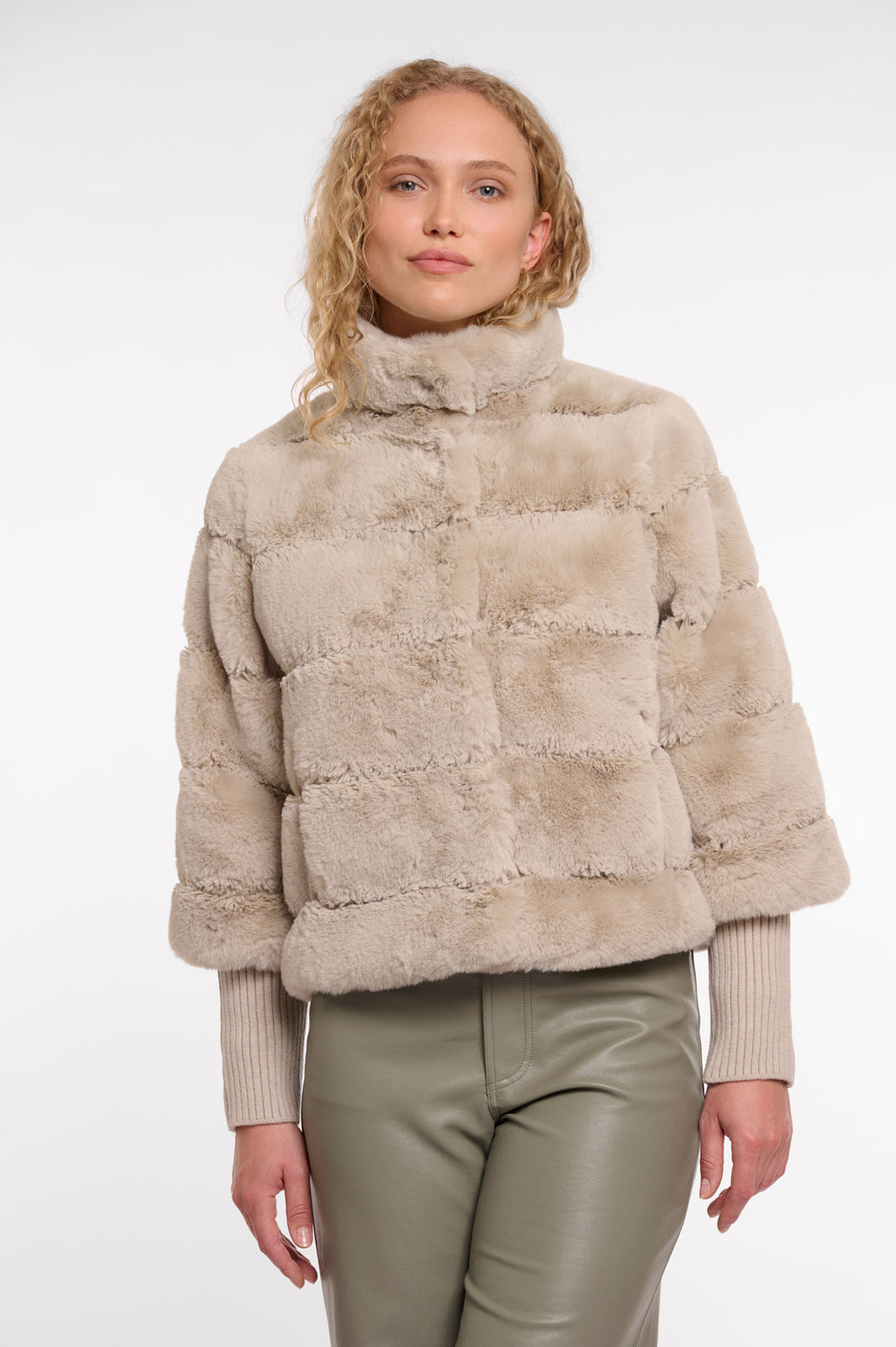 Rino & Pelle Marissa Jacket With Hook And Eye Closure