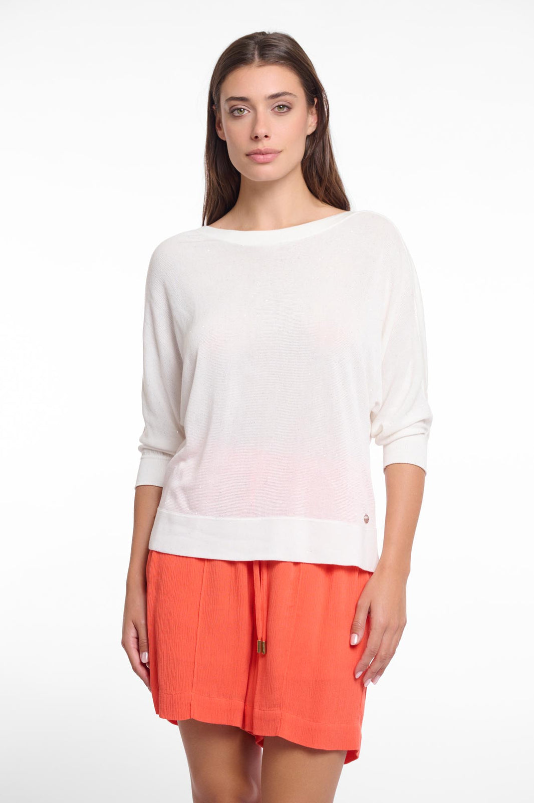 Rino & Pelle Moisa Open Neck Top Confetti Pink