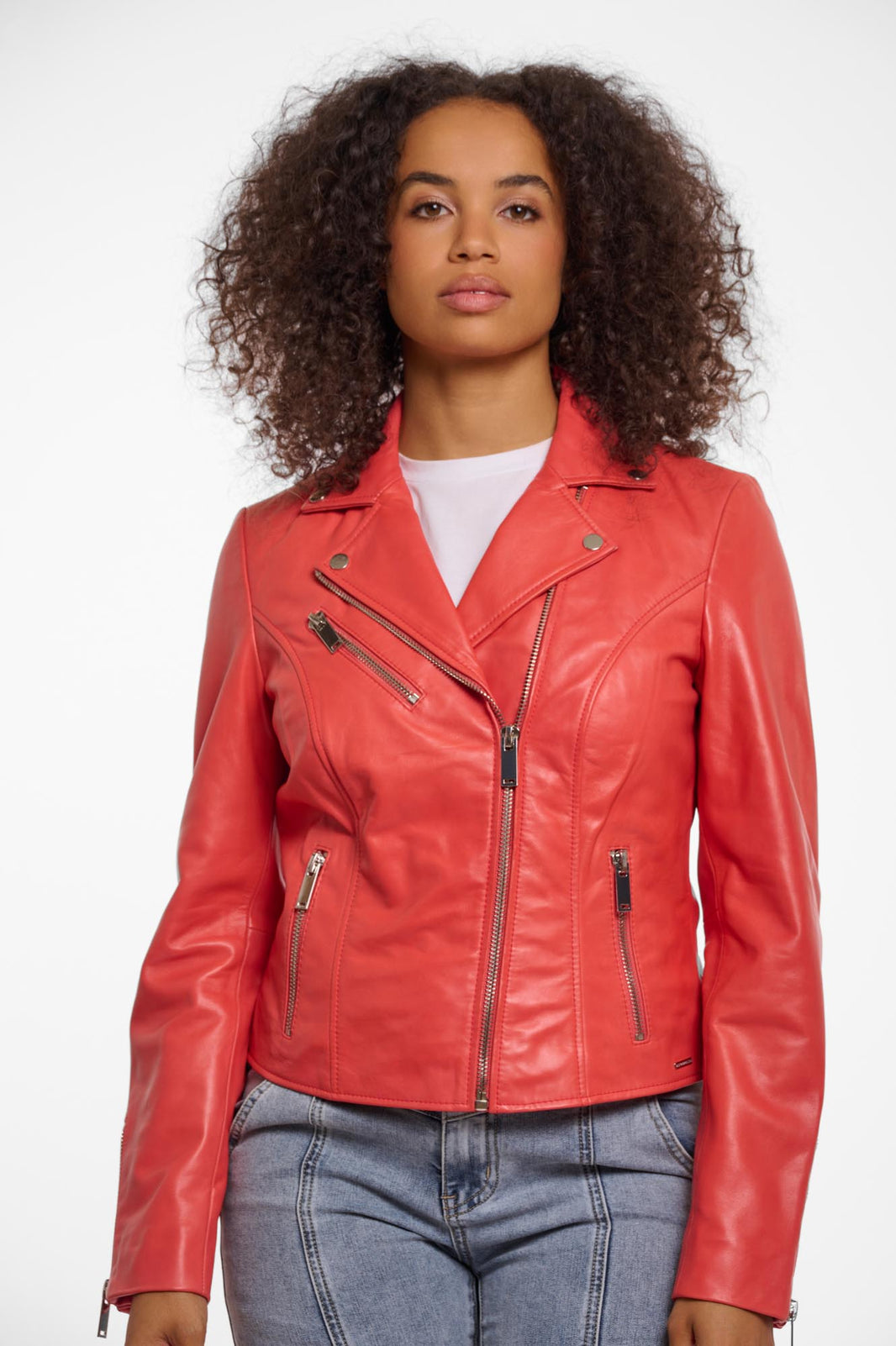Rino & Pelle Thema Zip Down Pocket Front Coatigan With Frayed Collar Stone