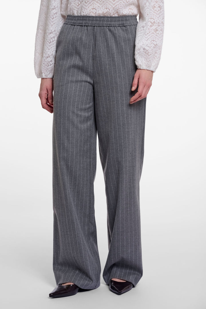Mid grey pinstripe