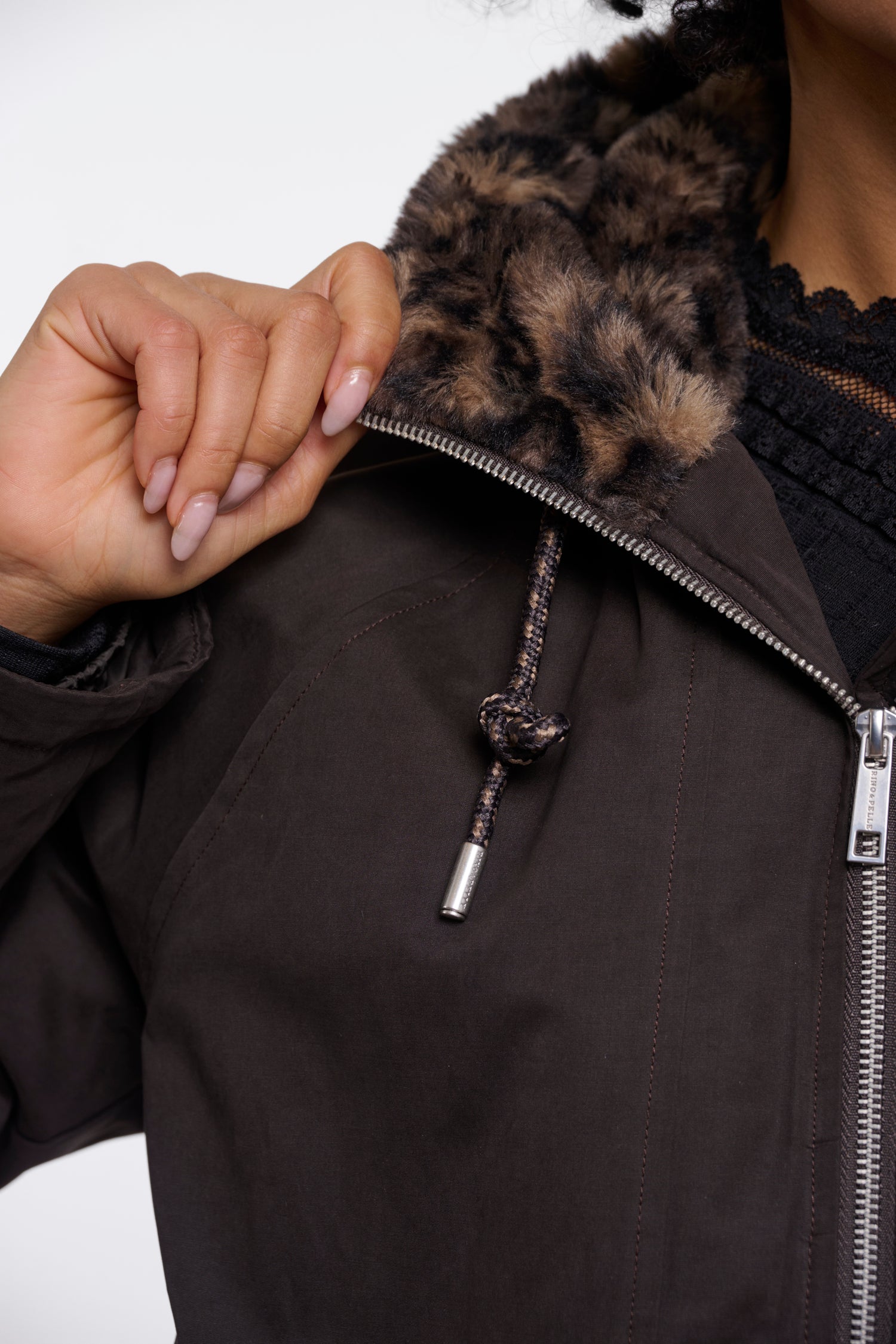 Peated and brown leopard