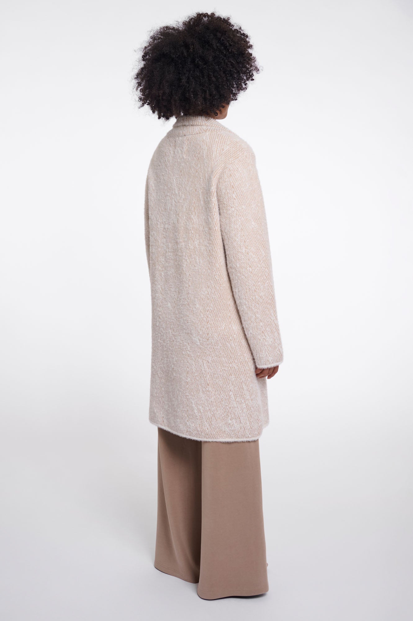 Beige herringbone
