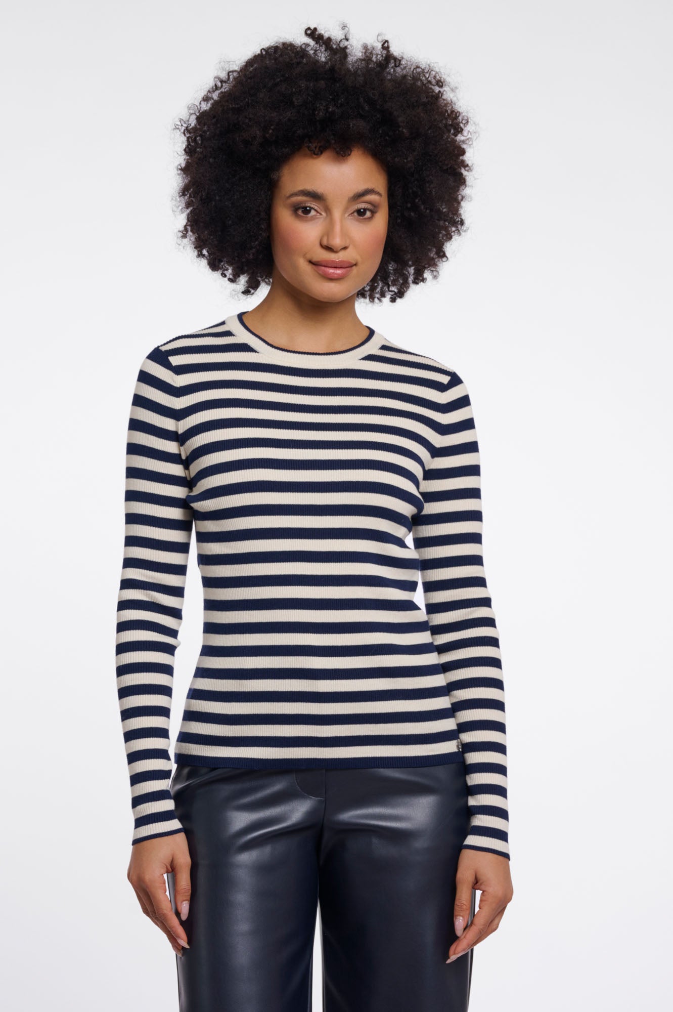 Navy birch stripe