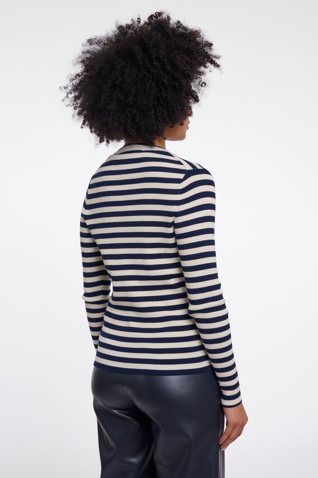 Navy birch stripe