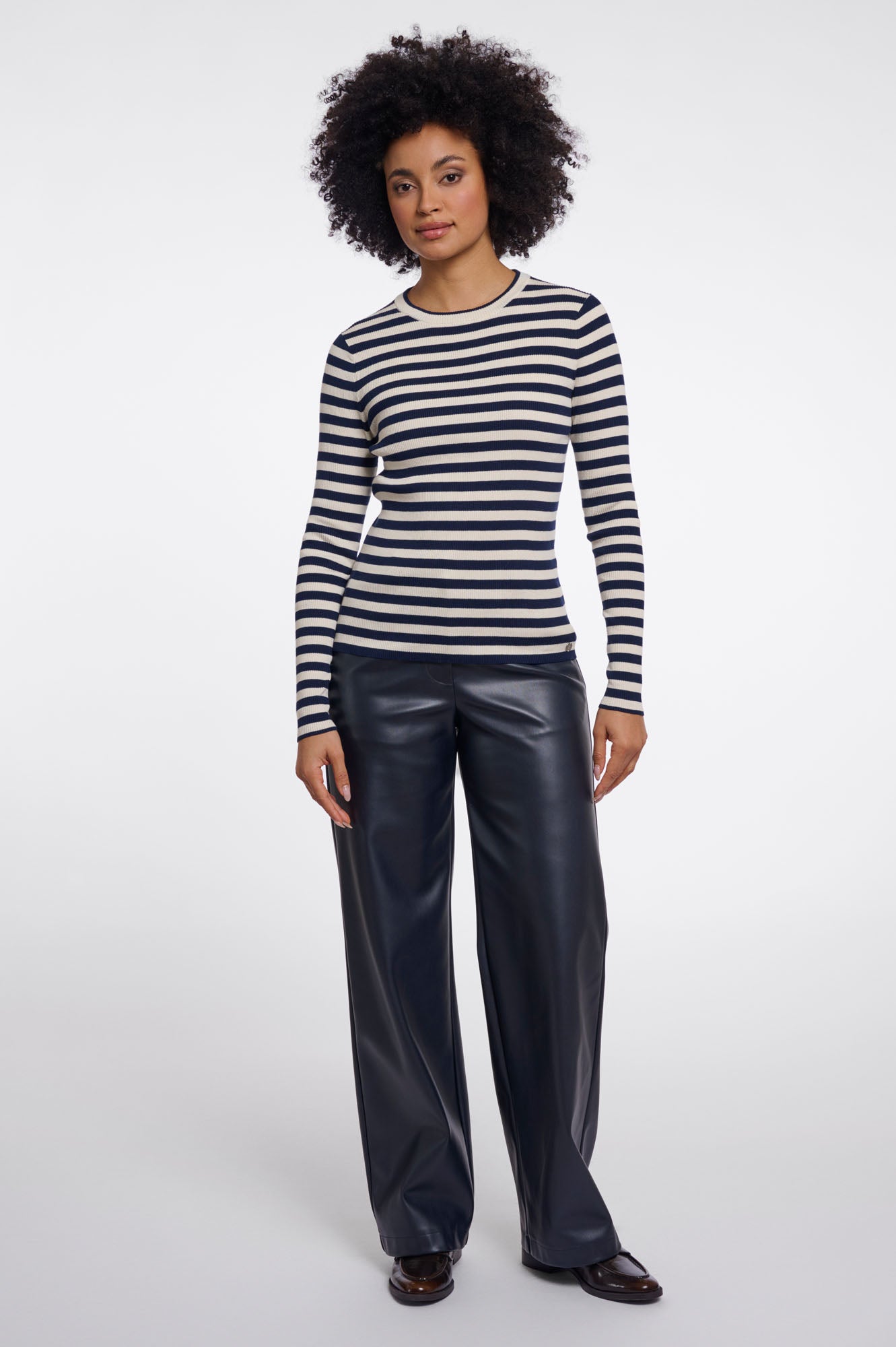 Navy birch stripe