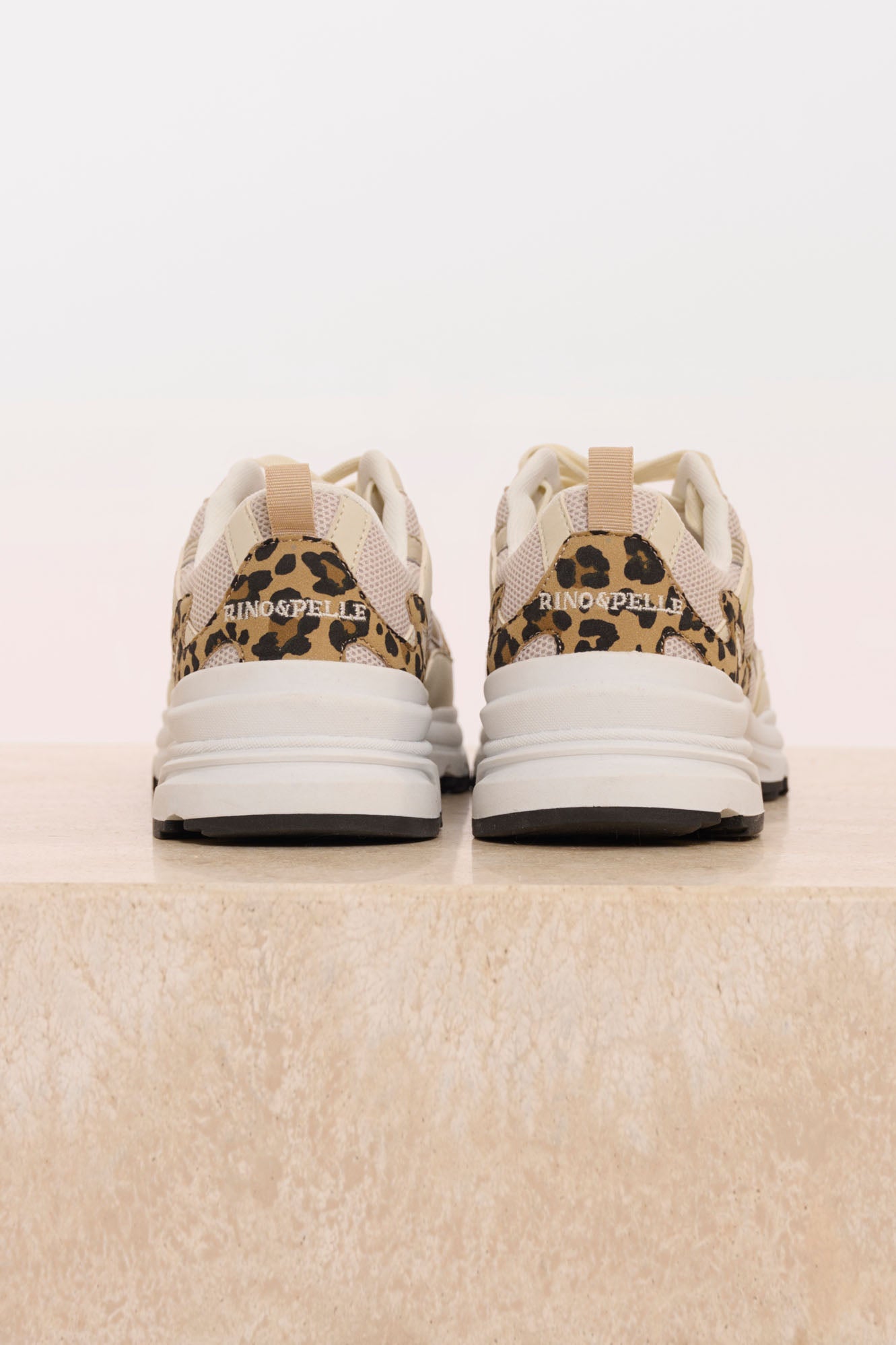 Snow white leopard