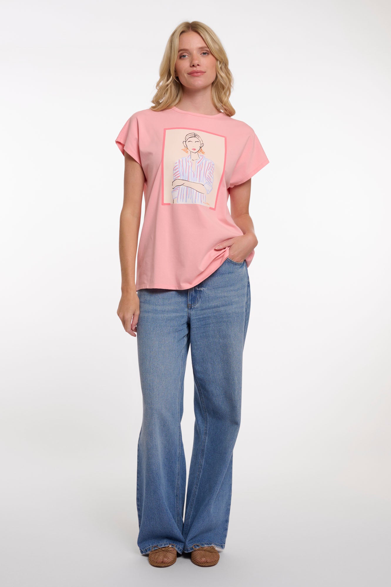 Light pink illustration