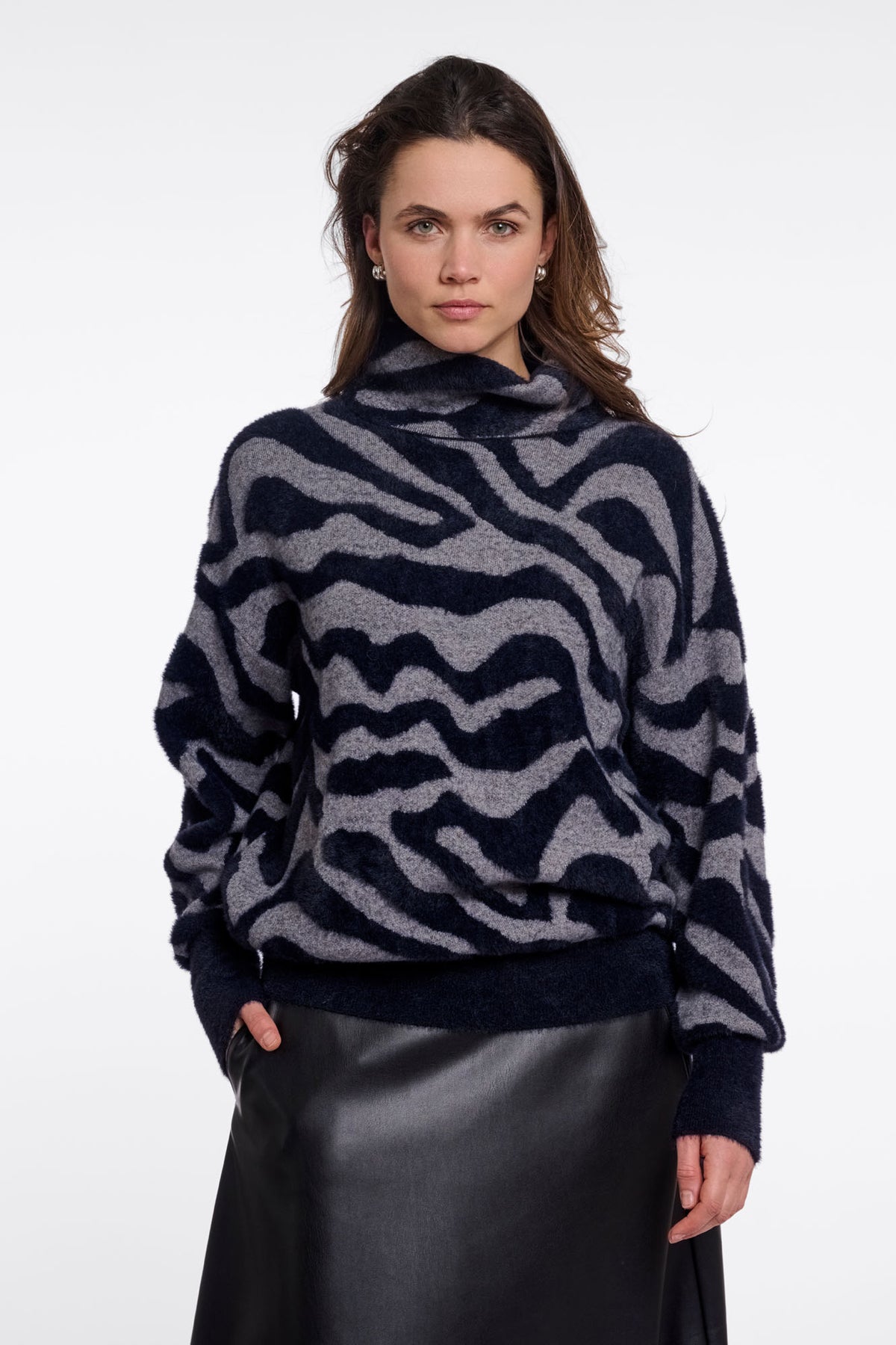 Grey big zebra
