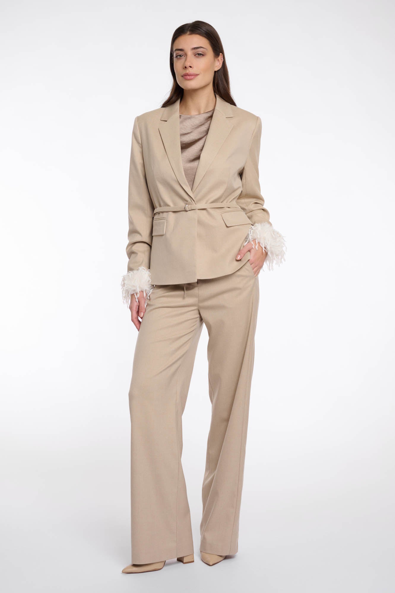 Rosalie feather cuffs