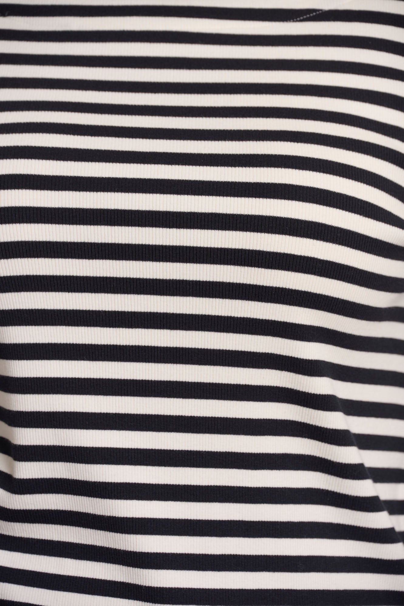 Black white striped
