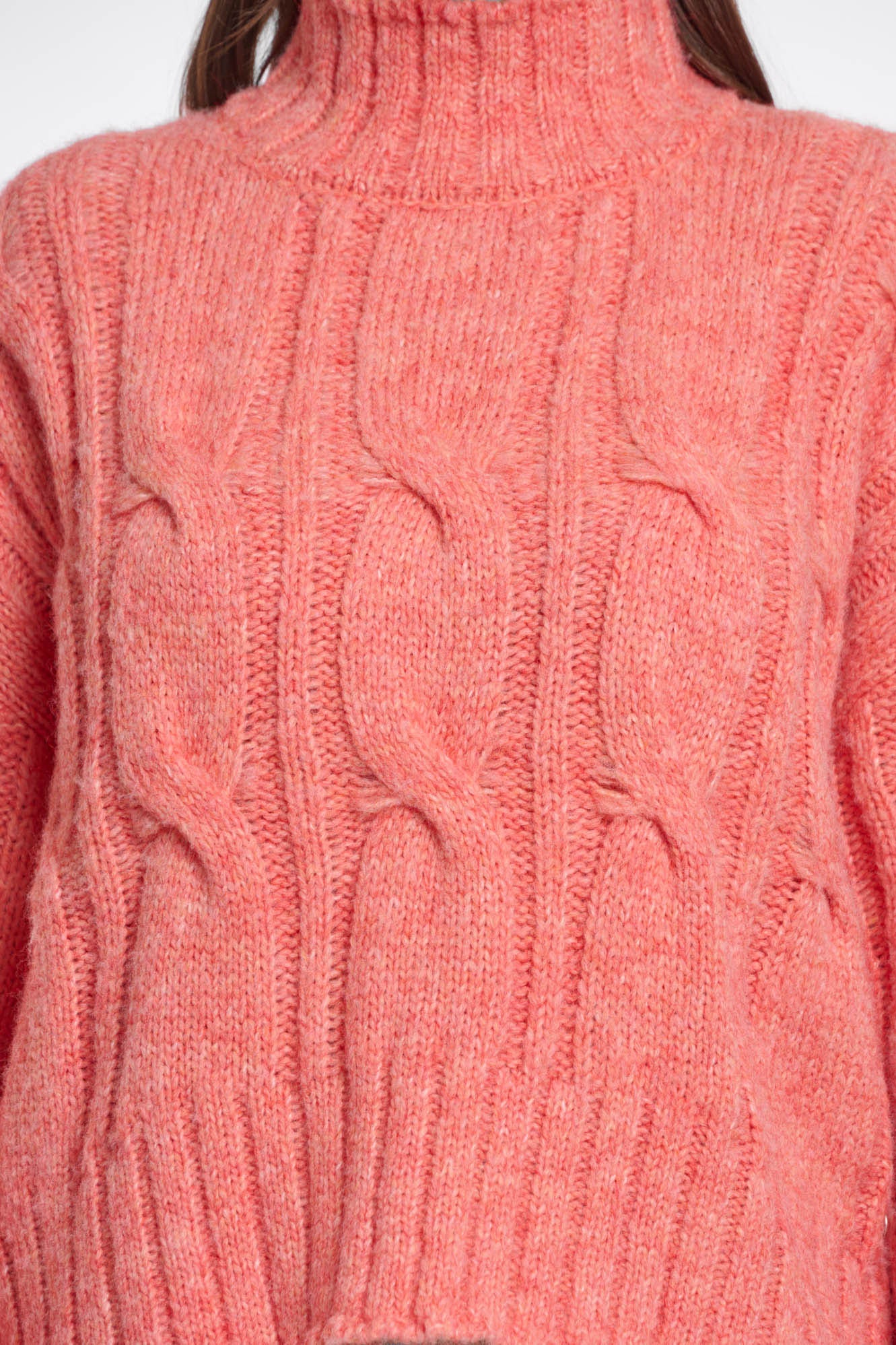 Bright coral melange