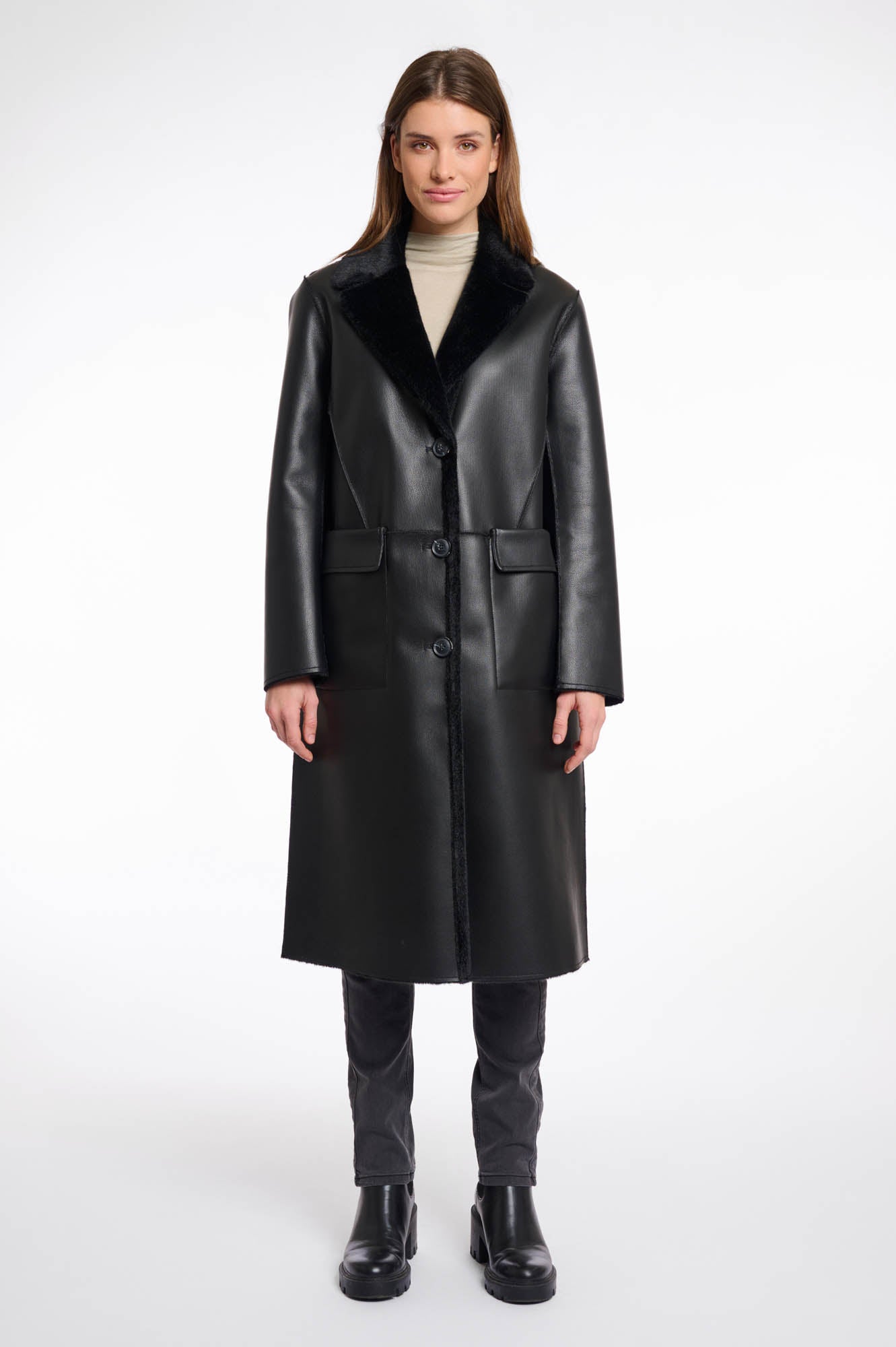 Tatiana reversible coat