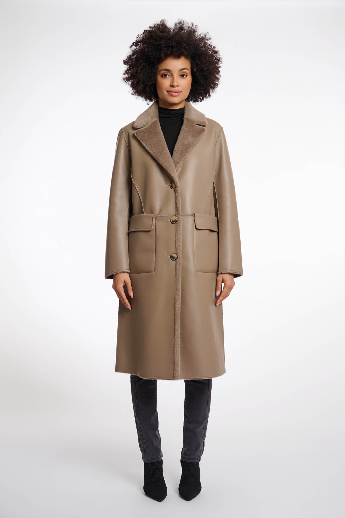 Tatiana reversible coat