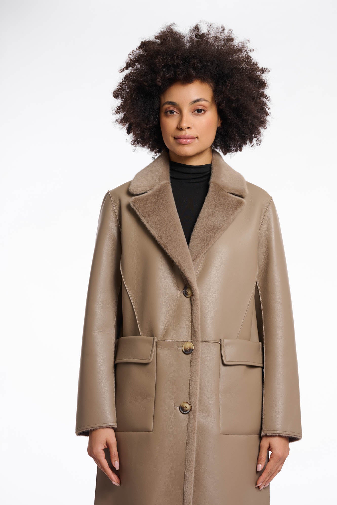 Tatiana reversible coat