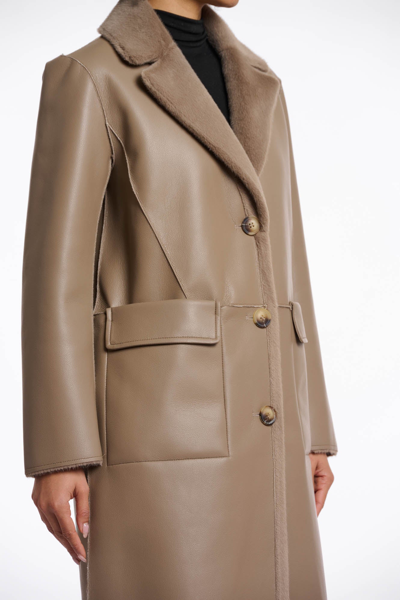 Tatiana reversible coat